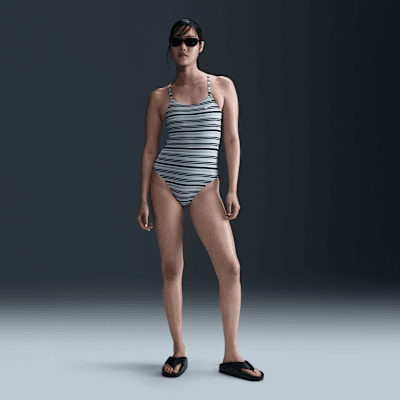 ナイキ　中綿ワンピース Nike Swim Women's Lace-Up One-Piece. Nike.com